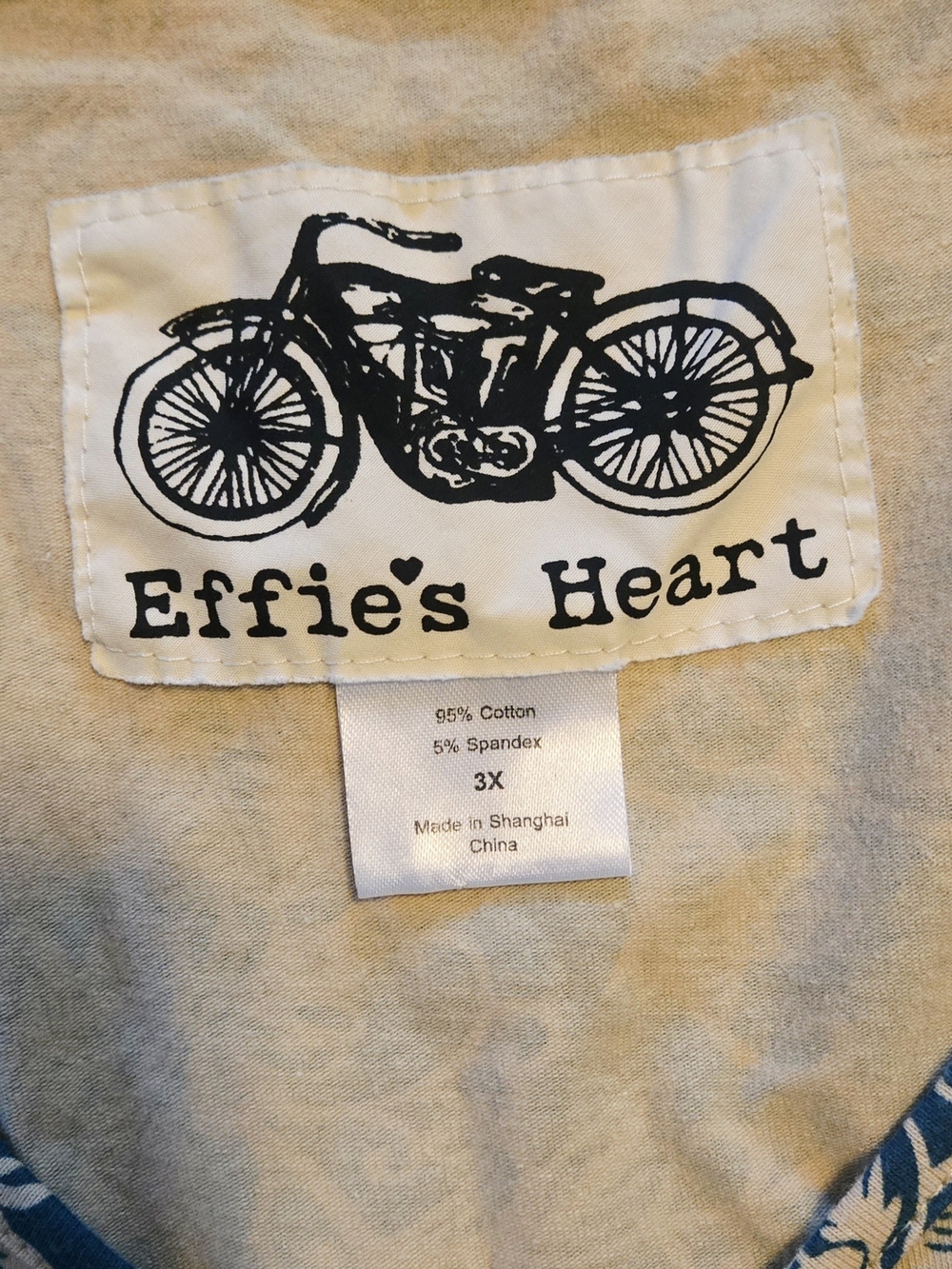Effie's Heart Plus Size Dress In Botanical Bird Print - Picture 2 of 6